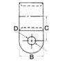 Kabelhalterung Nylon 25,4 mm